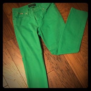 RALPH LAUREN-  Green Jeans Sz 6P